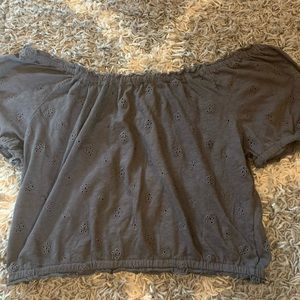 American eagle gray top